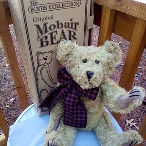Boyds Original Mohair Bear in box